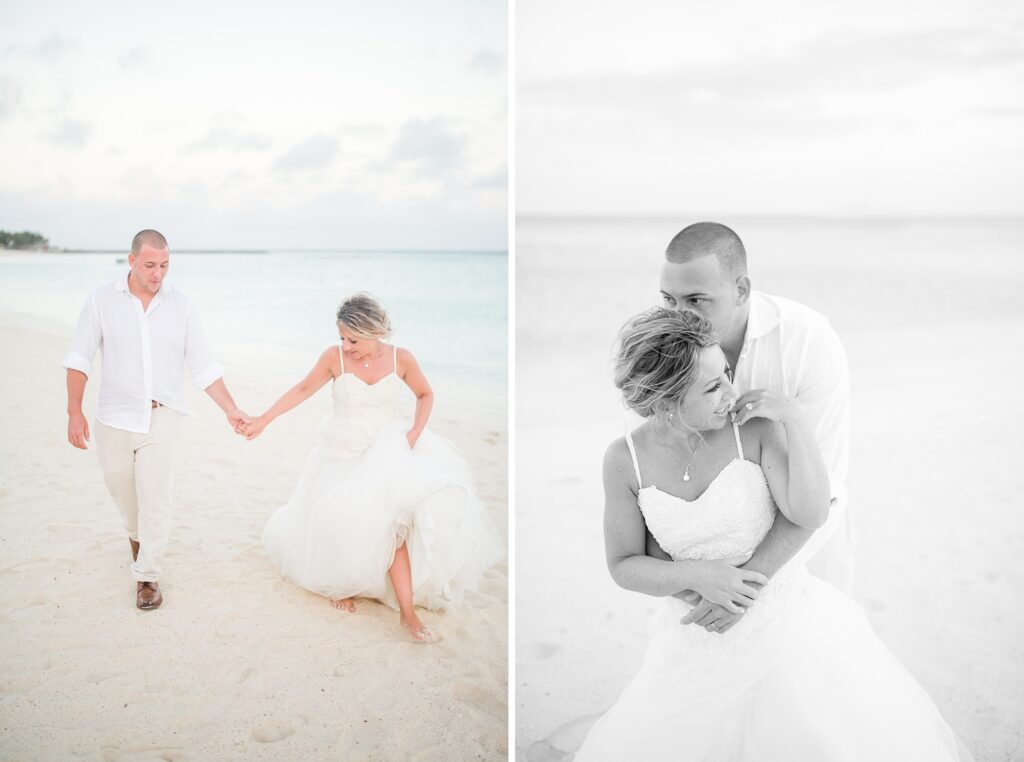Romantic Aruba Wedding Portrait
