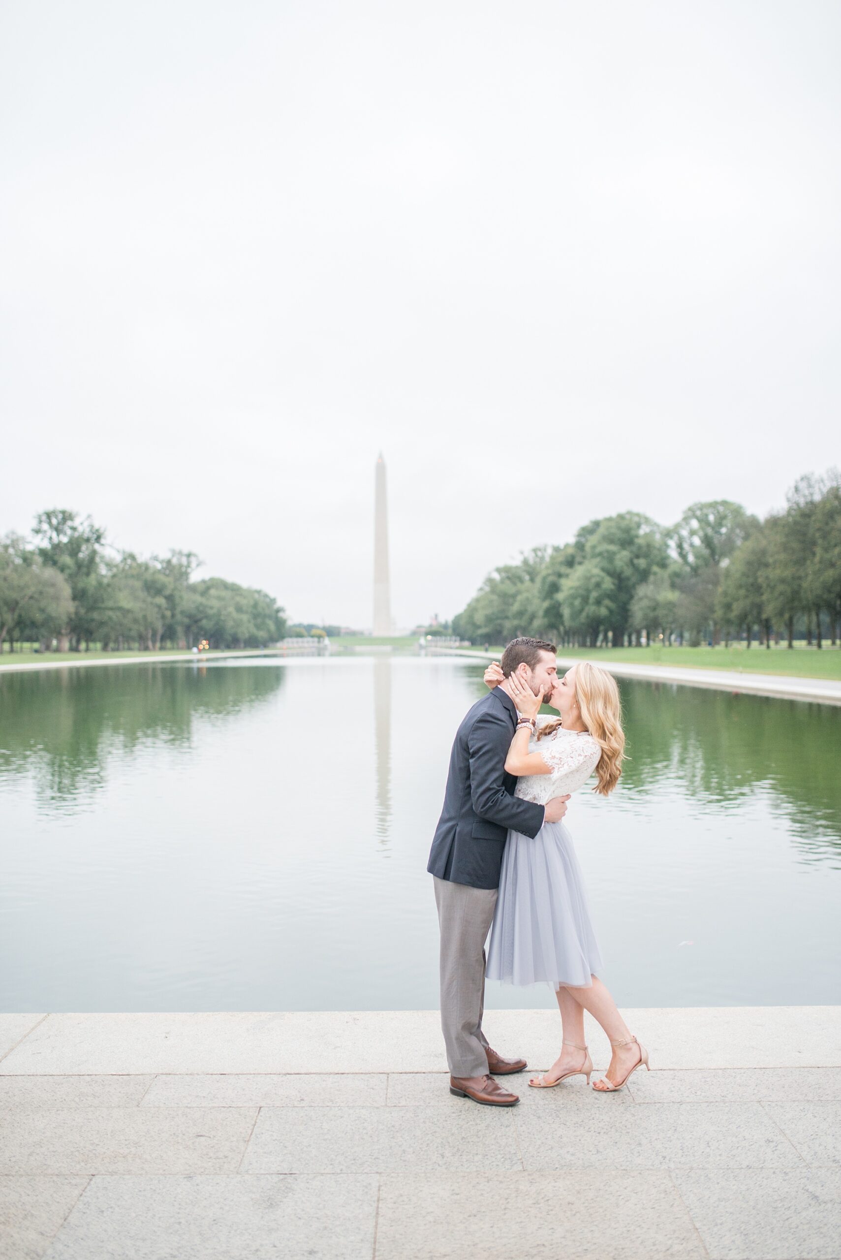 Washington DC Monument Engagement Photo